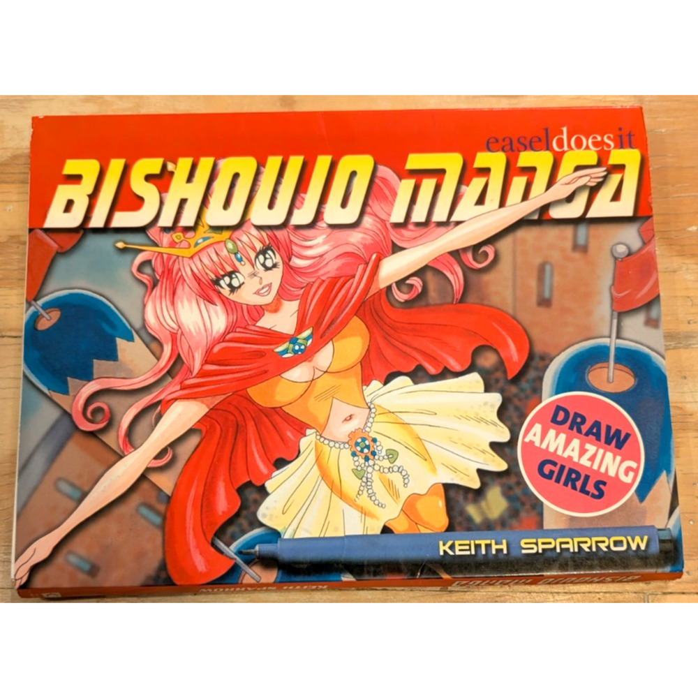 Bishoujo Manga by Keith Sparrow Easel Does It Drawing Comic Girls Paperback